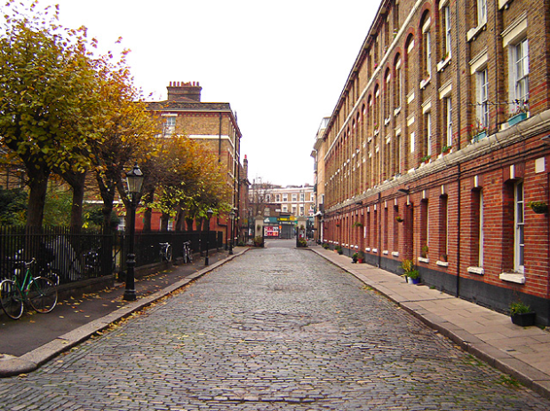 an image of a street in Stoke Newington